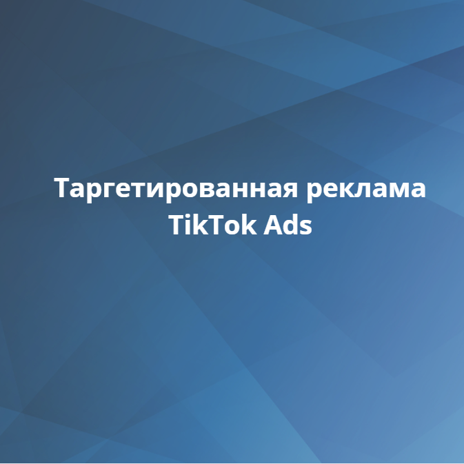 Таргетированная реклама в TikTok Ads